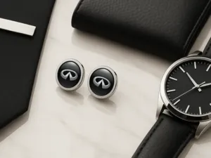 Infiniti Boutons de Manchette Homme Personnalisés Luxe Pro